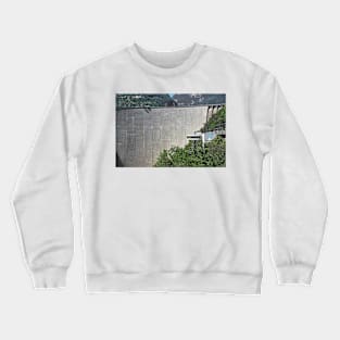 "Golden Eye" Verzasca Dam in Switzerland Crewneck Sweatshirt